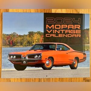 2024 Mopar Vintage Cars Calendar